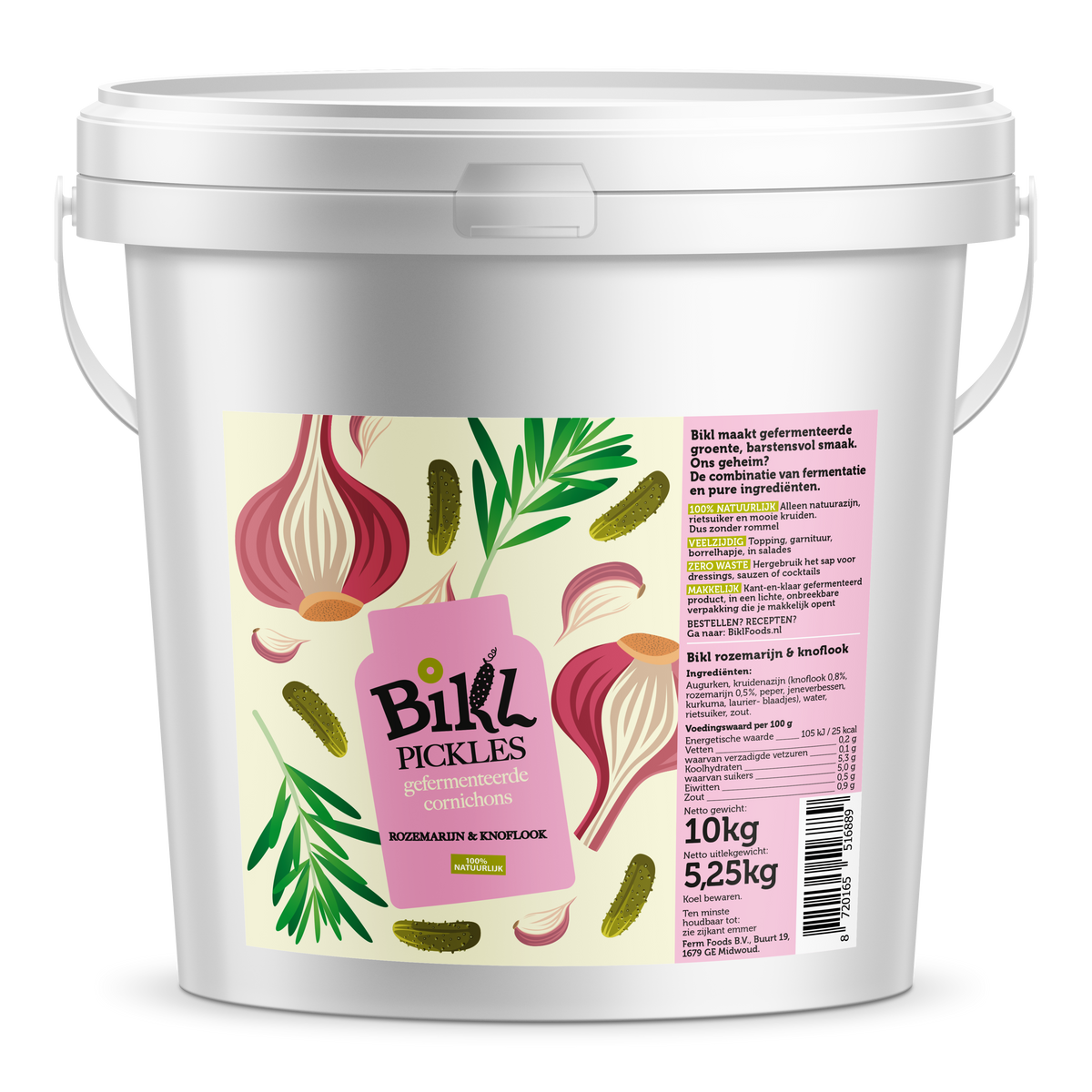 Nieuw knapperige cornichons van Bikl! Biklfoods.nl